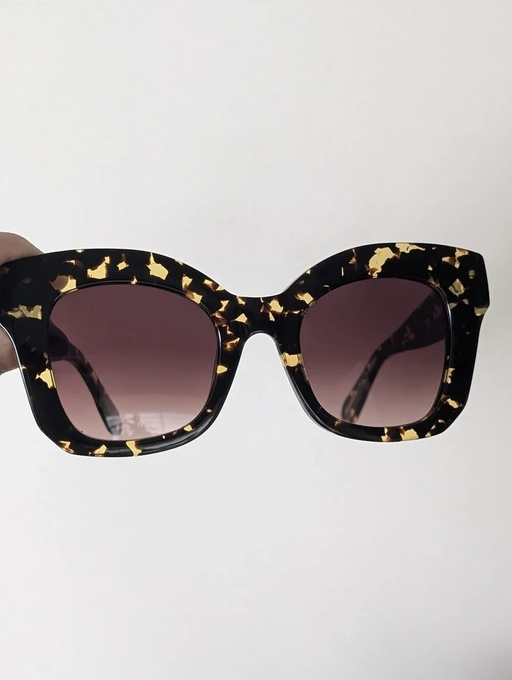 KREWE du optic Dauphine Flat Lens in Zulu Tortoise